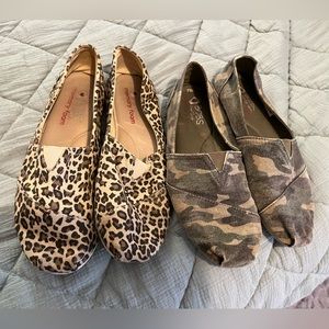2 pairs of Bobs shoes